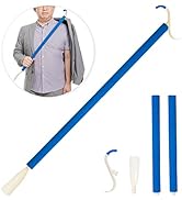 Dressing Stick Aid and Shoe Horn, 2-in-1 Tool,for Disability Aid for Daily Independent Living