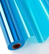 blue cellophane wrap
