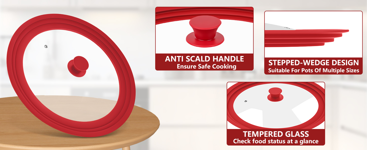 Silicone pot lid