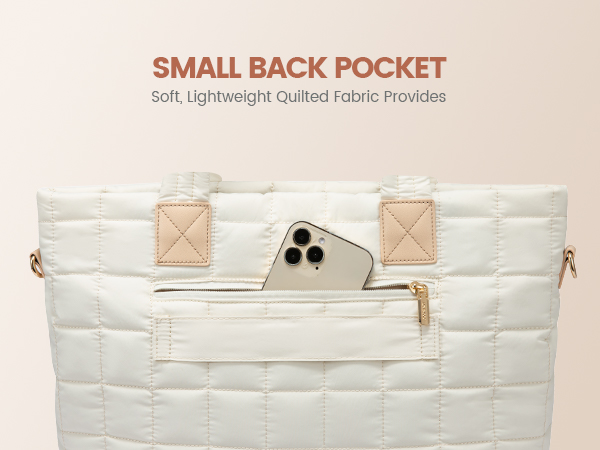 Puffer tote bag