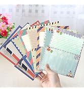 SCStyle 48Pcs Stationery set-32 Cute Lovely Kawaii Special Design Writing Stationery Paper with 1...