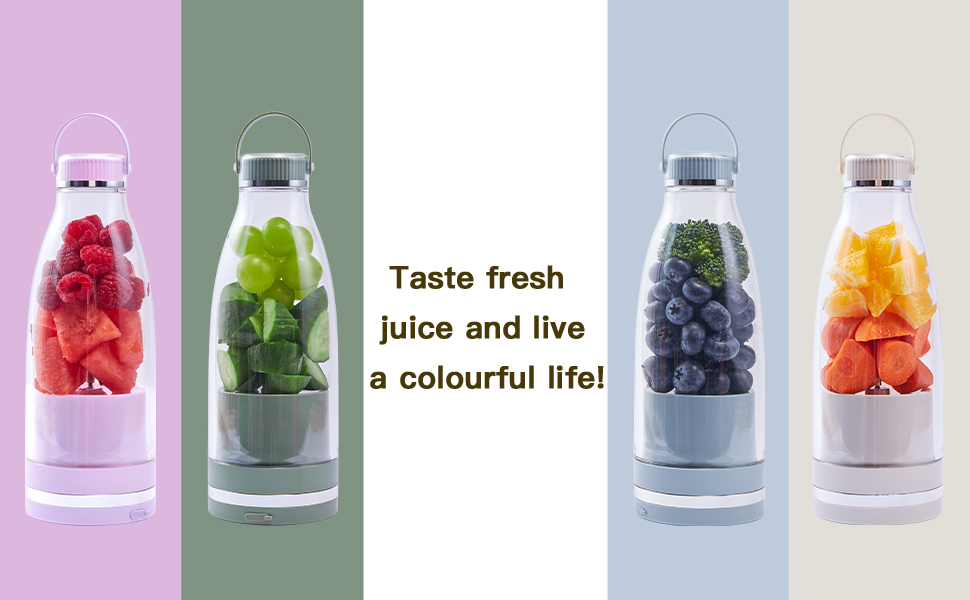 Taste fresh juice and live a colourful life