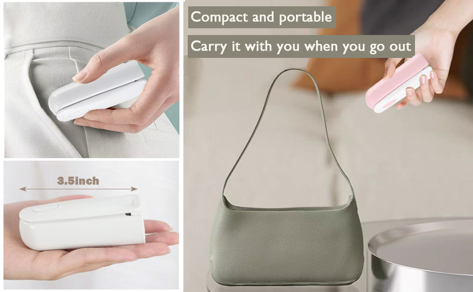 Mini travel size lint roller