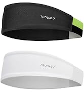Trodalo Kids Sports Headbands for Girls Boys, Moisture Wicking Elastic Cooling Sweatbands, Non-Sl...