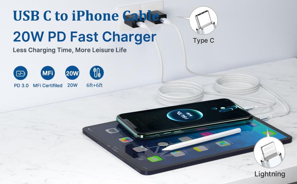 usb c to iphone cable