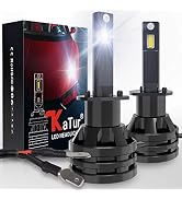 KATUR H1 Led Headlight Bulbs Mini Design Upgraded CREE Chips Extremely Bright 12000 Lumens Waterp...