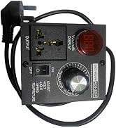 AC Motor Speed Controller Voltage Regulator 4000W, 110V/220V to 10-220V Adjustable Output, 9A/18A...