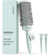 AIMIKE NaturaVol Extra-long Round Brush for Blow Out, Large Round Brush Nano Thermal Ceramic Tech...