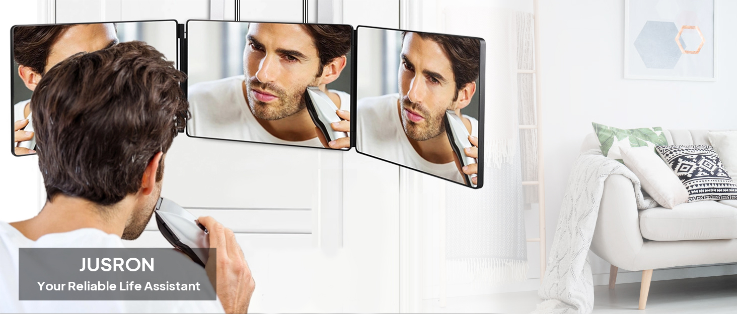 3 way mirror for hair cutting