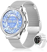 Colesma Shining Women Smart Watch for Android & iOS Phone (Answer/Make Call), Women Watch AI Voic...