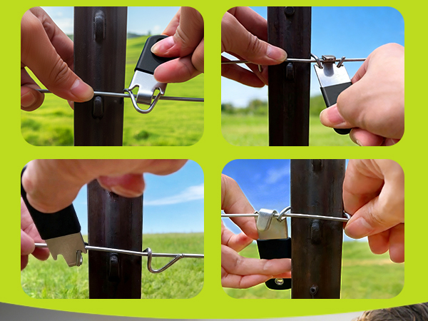Black Fence Wire Twister