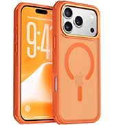 ZOYTONE Magnetic for iPhone 17 Pro Case, Compatible with MagSafe, Threaded Border Non-Slip, 4 Cor...