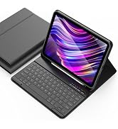 aMZCaSE for iPad Air 11 inch Case with Keyboard(M3/M2, 2025/2024), iPad Pro 11 inch Air 5th 4th G...