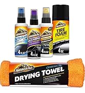 Armor All Car Wash and Car Interior Cleaner Kit, Includes Towel, Tire Foam, Glass Spray, Protecta...