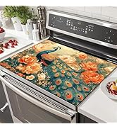 HOMETITUTE Stove Top Cover for Electric Stove 28x20 Inch Diatomite Dish Drying Mat Glass Top Burn...