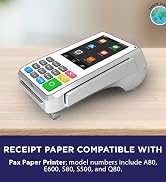 Thermal Paper for Pax Models A80 E600 S80 S500 Q80 24 Rolls