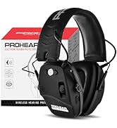 PROHEAR 030 2.0 Bluetooth Rechargeable Shooting Ear Protection, Slim Noise Cancelling Earmuffs, N...