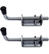 TCH Hardware 2 Pack Stainless Steel Heavy Duty Barrel Bolt Lock - Spring Loaded Latch Locking 6.5...