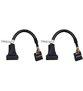 Duttek USB 3.0 Header to USB 2.0,USB 3.0 to USB 2.0 Motherboard Adapter Cable,19 Pin USB3.0 Male ...