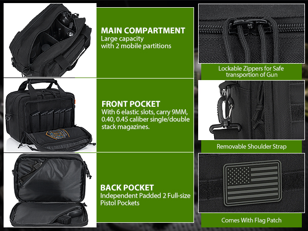 2 gun carrying bag