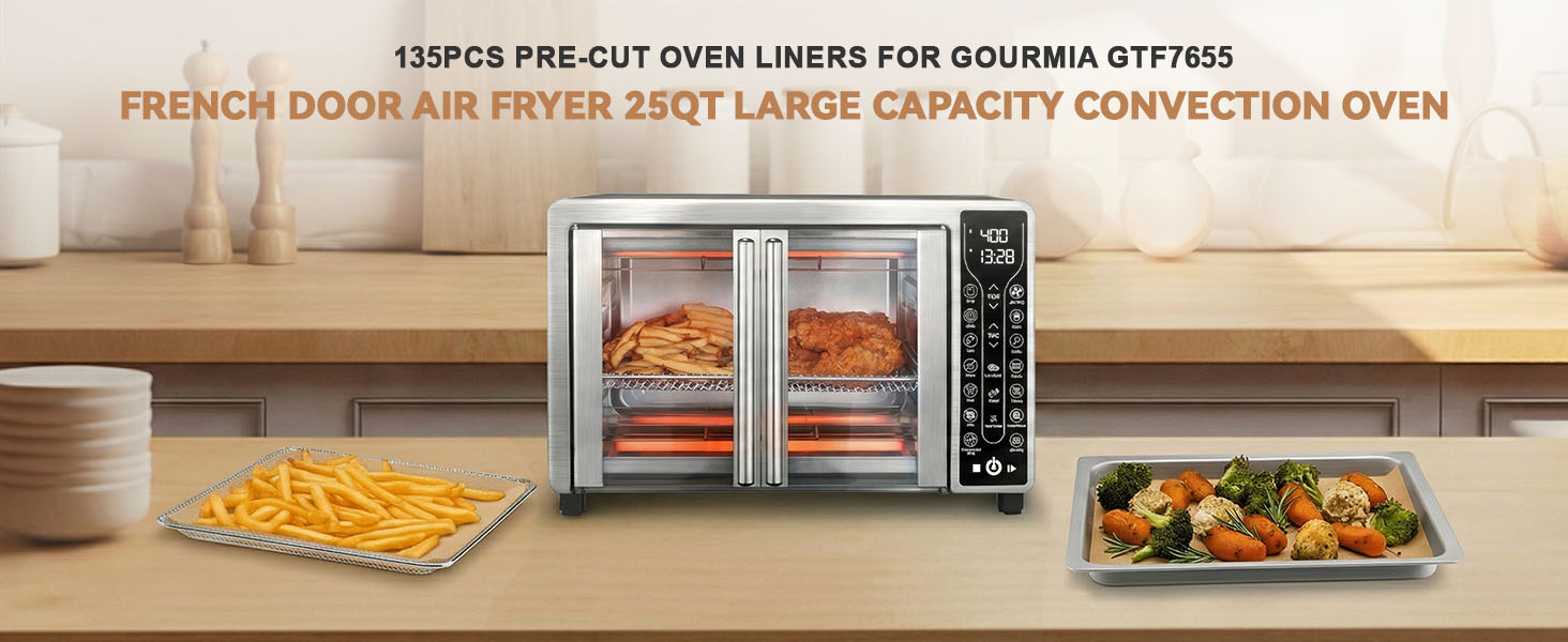 Gourmia French Door Air Fryer 25Qt