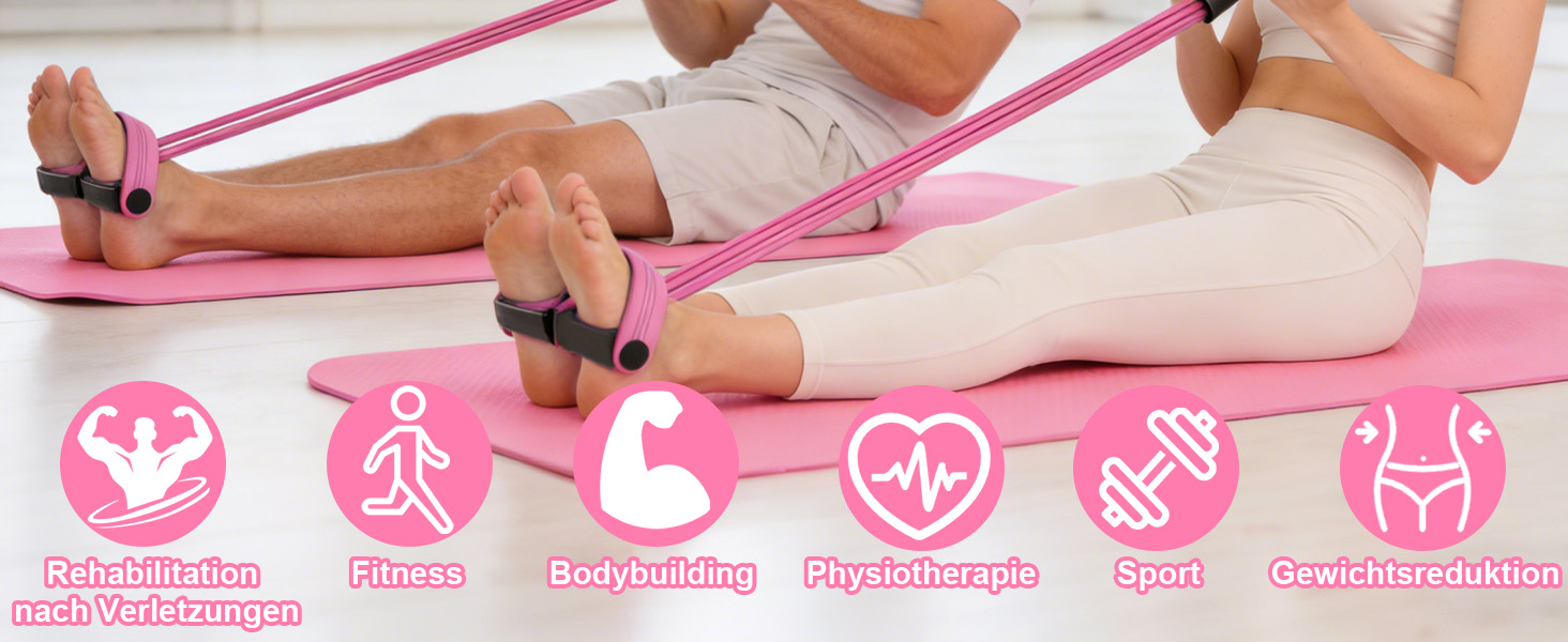 foot pedal resistance band