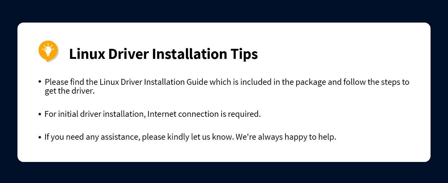 Linux Driver Installation Reminder for the Setup of the Linux USB WiFi Adapter
