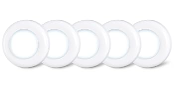 Tap Light, Push Light, 4 LED Touch Night Lights Battery Powered, Stick-on Anywhere Puck Closet Light