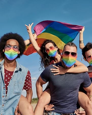 rainbow mask