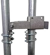 Pxoerzy Chain Link Strong Arm Double Gate Latch for 1-3/8