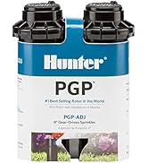 Hunter PGP-ADJ ¾ Rotor Sprinkler Head, Adjustable 40°–360° Arc, Gear Drive, 4
