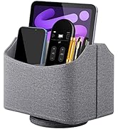XNONE Remote Control Holder,Leather Spinning Remotes Caddy Organizer for TV Accessories/Controlle...