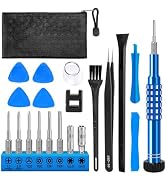 Repair Tool Kit for Xbox Switch PS3 PS4 PS5 Controller, 21 in 1 Ph000,PH00,Y1,T6H,T8H,T10H Torx S...