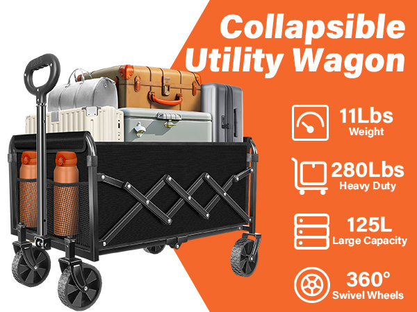 collapsible utility wagon