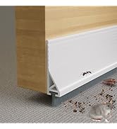 39” Under Door Draft Stopper for Bottom of Door with Brush,Door Sweeps for Exterior & Interior Do...