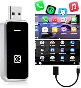 Carplay Wireless Adapter & Android Auto Wireless Adapter, 2 in 1 Wireless Carplay for iOS and And...