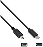 USB C Data Transfer Interface Cable Cord Wire for Canon EOS Rebel T5i T6 T6i T7, Select Powershot...