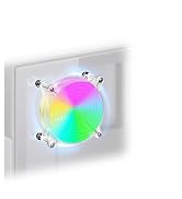 120mm 4.72" Small 5V USB Fan with Magnetic Screws – Quiet LED PC Cooling Fan for Mini PC, Laptop,...
