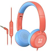 Kids Headphones for School Girls Boys with Microphone, Link Dream Volume Limiter 85/94dB Stereo 3...