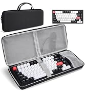 imComor 75% Keyboard Case, Hard Travel Carrying Case Bag for Aula F75 Pro 75% Keyboard, Compatibl...