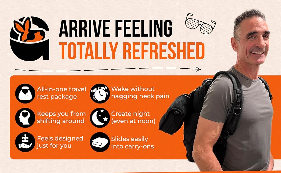 Arrive Feeling Totally Refreshed