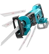 Cordless Reciprocating Saw for Makita 18V Battery,Cerycose Brushless Recipro Saw,Variable Speed 1...