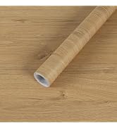 practicalWs Wood Grain Contact Paper Peel and Stick Brown Wood Wallpaper | 15.7'' X 78.7'' Waterp...
