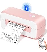 Phomemo Pink Bluetooth Thermal Label Printer 4x6, Shipping Label Printers for Small Business, Wir...