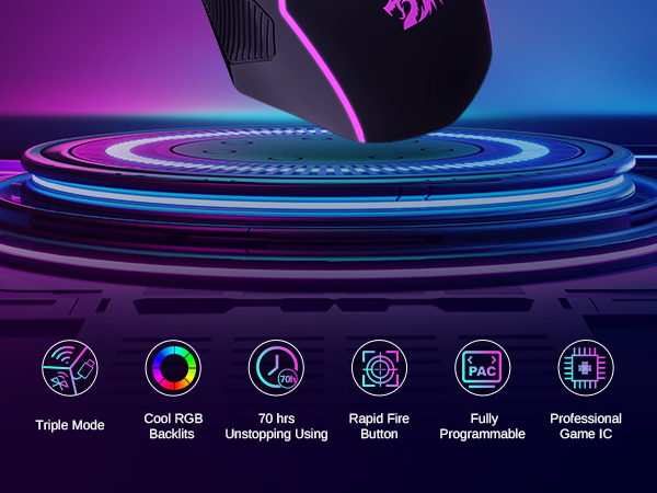 Tripe Mode Wireless Gaming Mouse