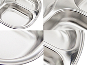 Reusable stainless steel tray designed for babies, toddlers, and little kids