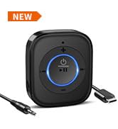 iDIGMALL 2023 Latest Bluetooth 5.3 Audio Receiver for Speaker, Wireless 3.5mm Aux Hi-Fi Music Ada...