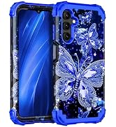 Miqala for Galaxy A16 5G Case,Glow in The Dark Three Layer Heavy Duty Shockproof Full Protection ...