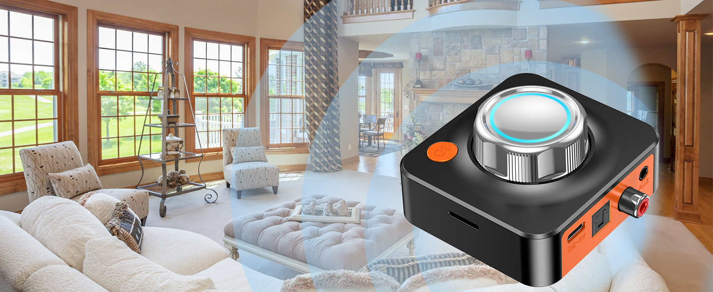 aux bluetooth adapter Long Operating Range