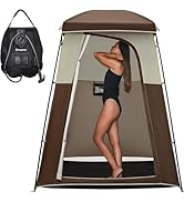 KingCamp Shower Tent, Portable Privacy Tent Outdoor Camping 1/2 Room Toilet Tents with Shower Bag...